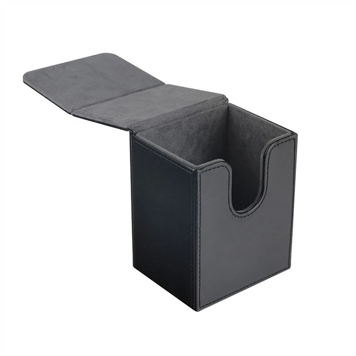 Black Leather Deck Box