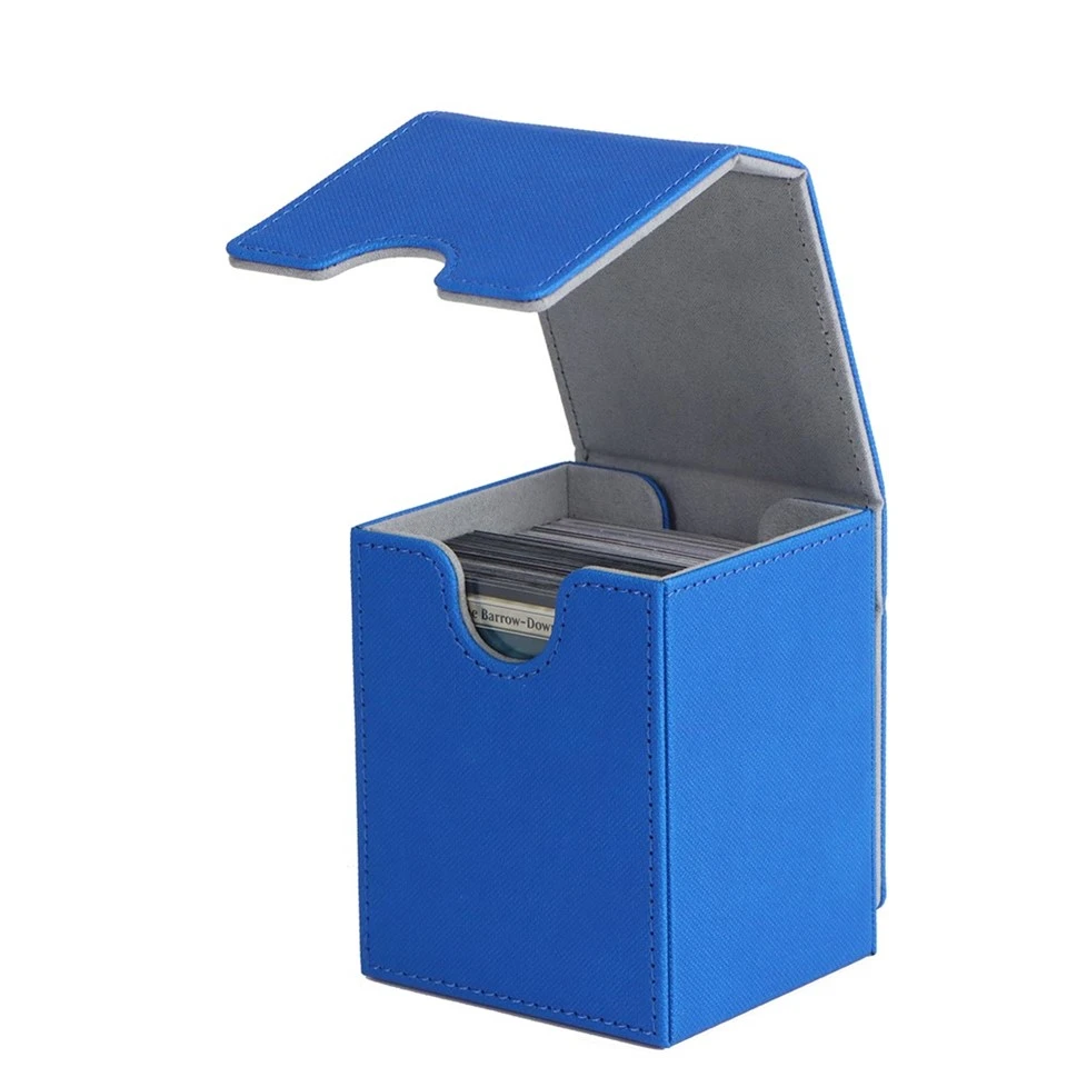 Leather Card Box Compatible With Trading