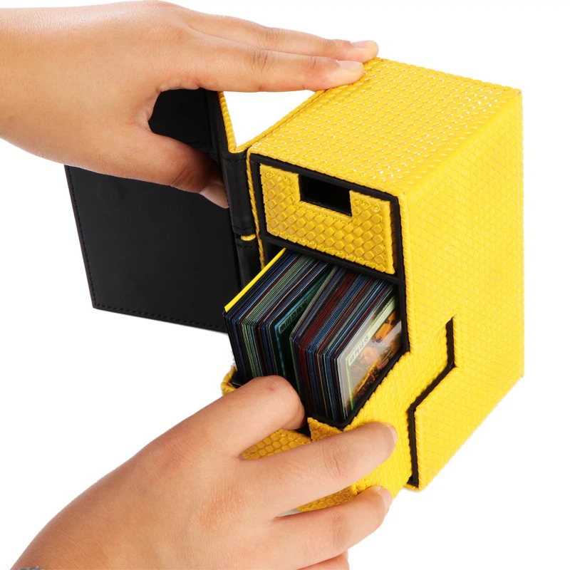 Magnetic Leather TCG Card Deck Case